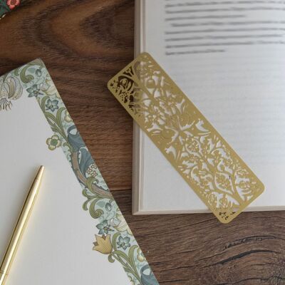 Segnalibro tagliato al laser William Morris Brother Rabbit