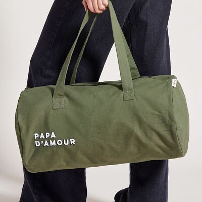 PAPA D’AMOUR OLIVE GREEN SPORTS BAG