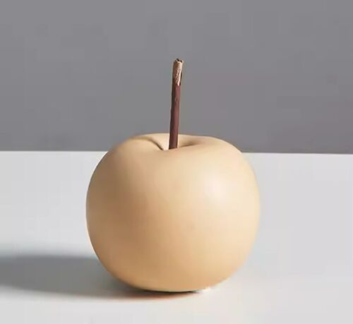 Ceramic table decoration "APPLE" in yellow color. Dimension: 18x11cm SD-172Y