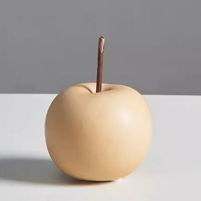 Ceramic table decoration "APPLE" in yellow color. Dimension: 18x11cm SD-172Y