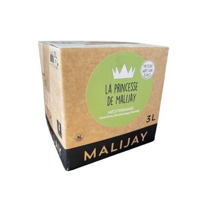Vin blanc - Domaine Malijay – La Princesse De Malijay – Cubi 3L – 2021 - 3L - Cubi