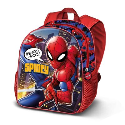 Marvel Spiderman Mighty-Basic Backpack, Red