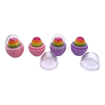 Gloss à lèvres multicolore pour enfants dans une boîte à œufs 3