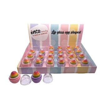 Gloss à lèvres multicolore pour enfants dans une boîte à œufs 5