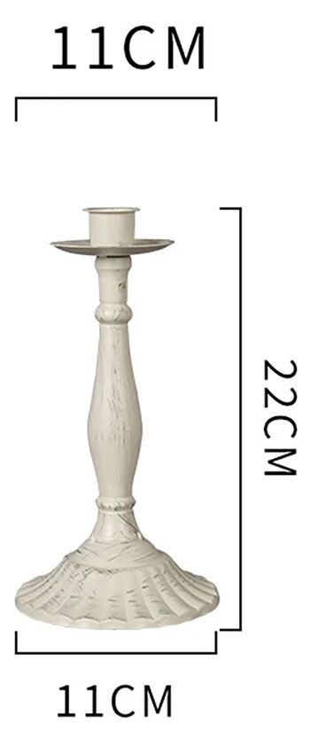 Chandelier décoratif unique rétro en métal de couleur blanche. SD-179 2