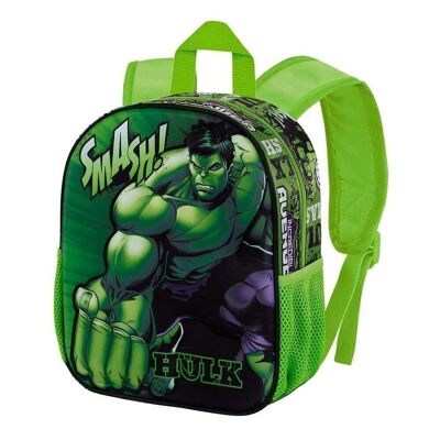 Zaino 3D Marvel Hulk Superhuman-Small, verde