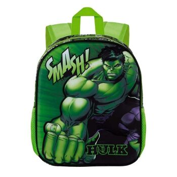 Marvel Hulk Superhuman-Small Sac à dos 3D Vert 2