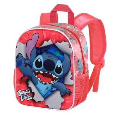 Disney Lilo and Stitch Thing-Small 3D Backpack, Pink