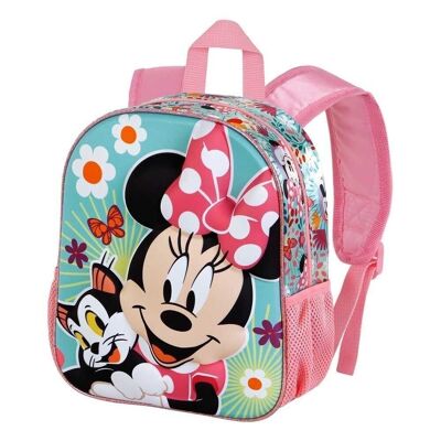 Disney Minnie Mouse Figaro-Small 3D Backpack, Pink