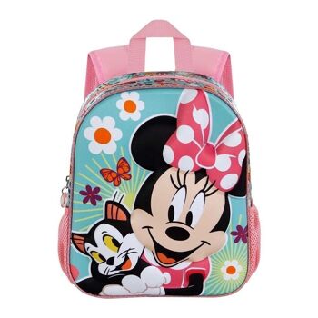 Disney Minnie Mouse Figaro-Small Sac à dos 3D Rose 2