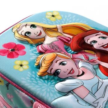 Disney Princesses Adorable-Petit sac à dos 3D Bleu 4