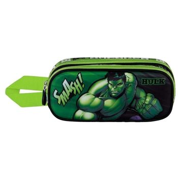 Marvel Hulk Superhuman-Double Trousse 3D Vert 2