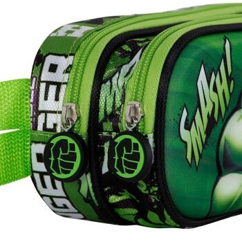 Marvel Hulk Superhuman-Double Trousse 3D Vert 4