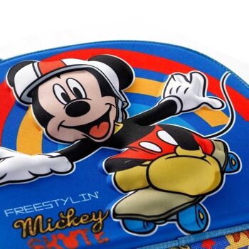 Disney Mickey Mouse Freestyle-3D Sac à déjeuner Bleu 4