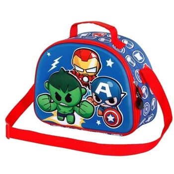 Marvel The Avengers Mini Heroes-3D Sac à goûter Multicolore 1