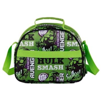 Marvel Hulk Superhuman-3D Sac à déjeuner Vert 3