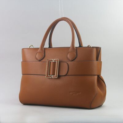 583035 Camel - Leather bag