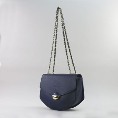 583033 Azul - Bolso de piel