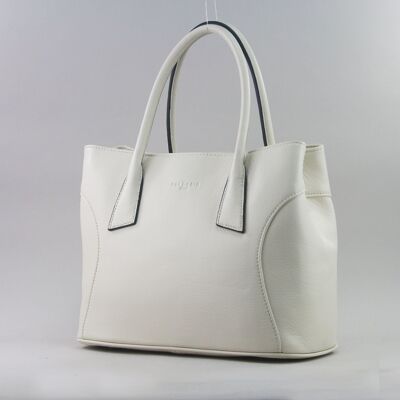 583032 Ecru - Leather bag