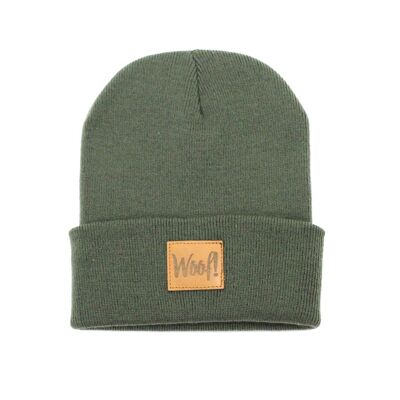 Olive hat with patch