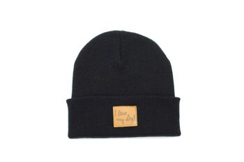 Chapeau noir avec patch 2