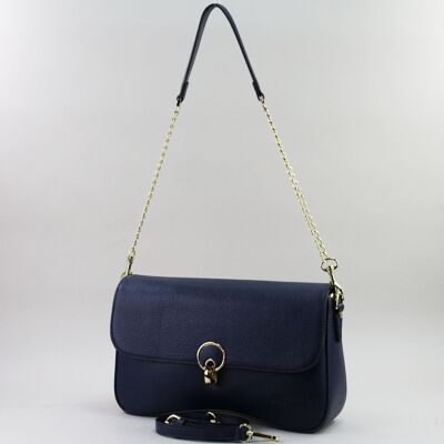 583030 Blue - Leather bag