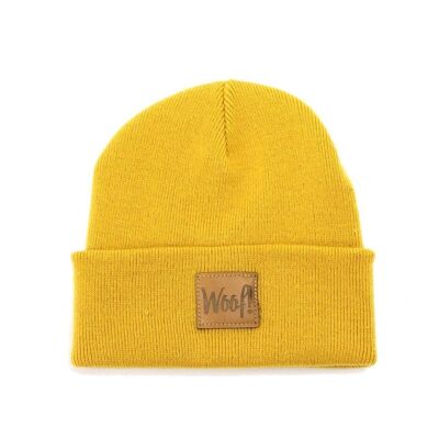 Hat mustard with patch