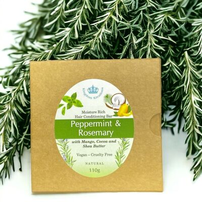 Natural Hair Conditioning Bar - Rosemary and Peppermint