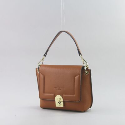 583042 Camel - Leather bag