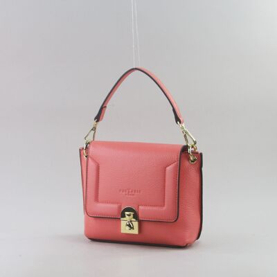583042 Paste pink - Leather bag