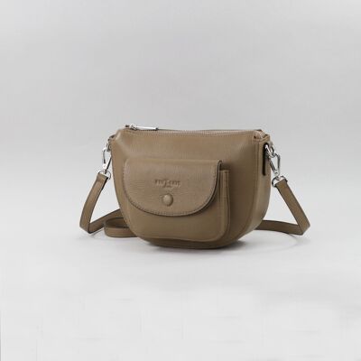 583040 Taupe - Leather bag