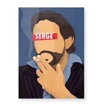 Affiche Serge Gainsbourg - 30X40 cm 1