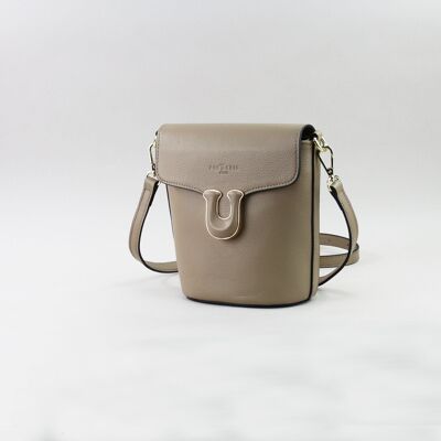 583038 Taupe - Leather bag