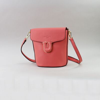 583038 Pastel pink - Leather bag