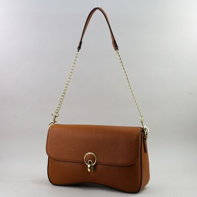 583030 Camel - Leather bag