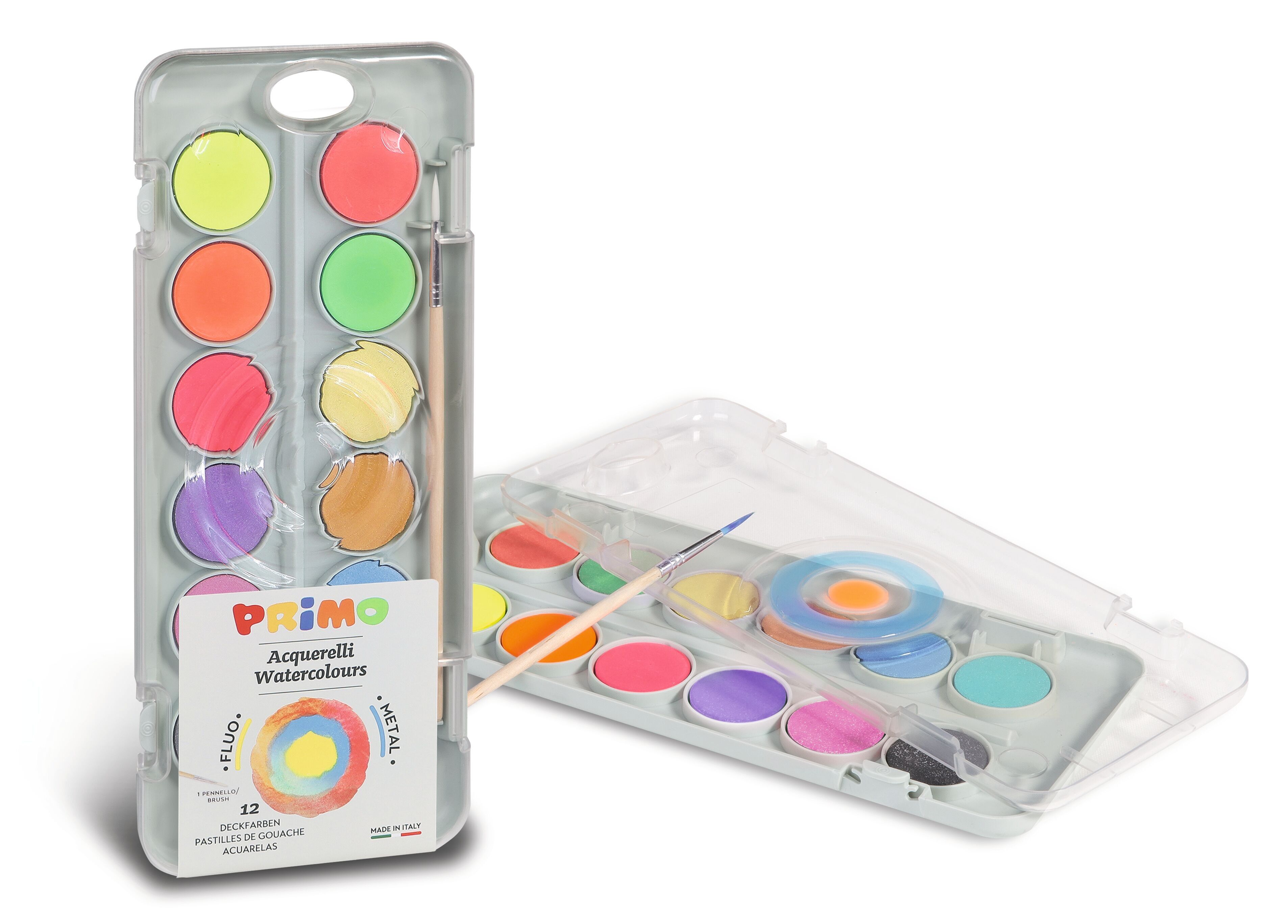 Acquerello metallisiert und fluo 7 metallisiert und 5 fluo
