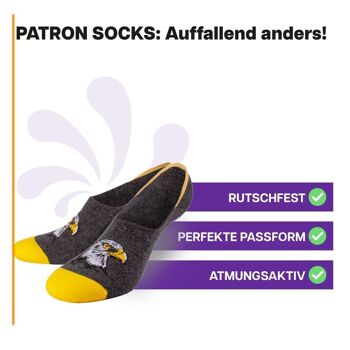 Chaussettes Falken de PATRON SOCKS - CONFORT PARFAIT, STYLE INVISIBLE ! 2