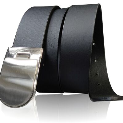 FRONHOFER ceinture de costume moderne 3 cm, nouvelle boucle de ceinture, peut être raccourcie vous-même, boucle modifiable 18632