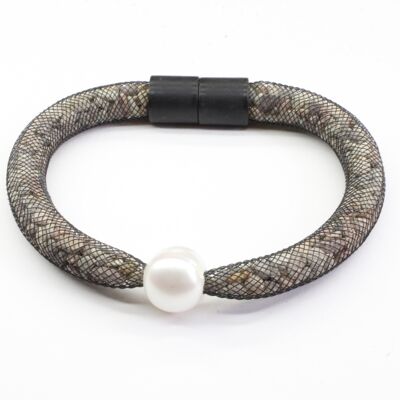 Bracelet Lanzarote perle noir
