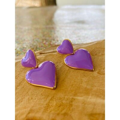 Purple PERLÄ earrings