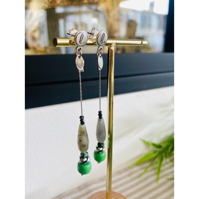 Green ADËLE earrings