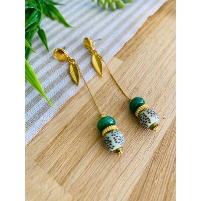 OLÏVIA green earrings