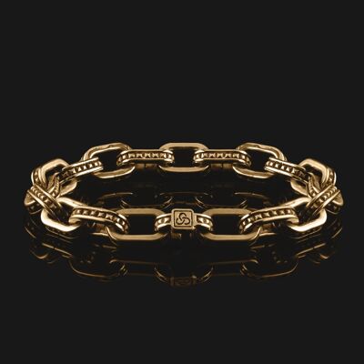 Raw Chain Gold Vermeil Bracelet #3