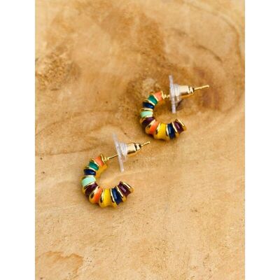 Boucles d'oreilles LOLÏ multicolore