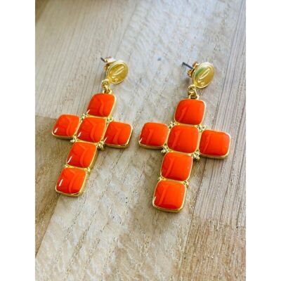 HALË orange earrings