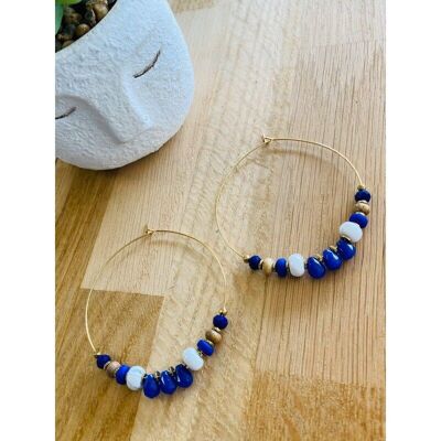 AMAZÖNE blue earrings