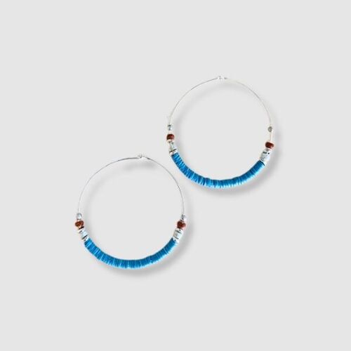 Boucles d'oreilles LÜCIA bleu