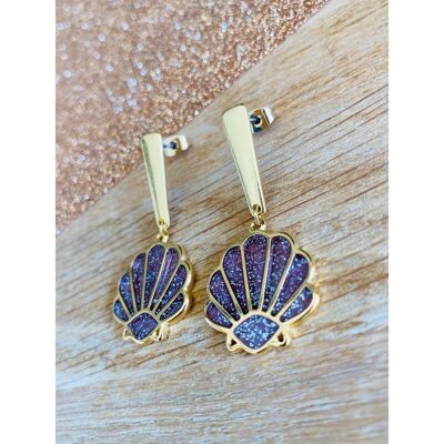 Purple ARÏEL earrings