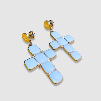 HALÉ white earrings