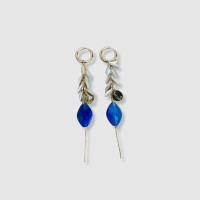 Boucles d'oreilles JÜLIANA bleu